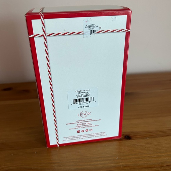 Lenox Santa 🎅 Ornament - Picture 3 of 13